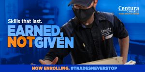 Centura college Trades Never Stop training for a job